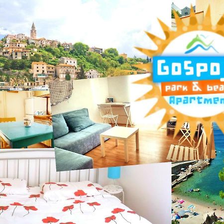 Gospoja Park & Beach Apartment Vrbnik Dış mekan fotoğraf